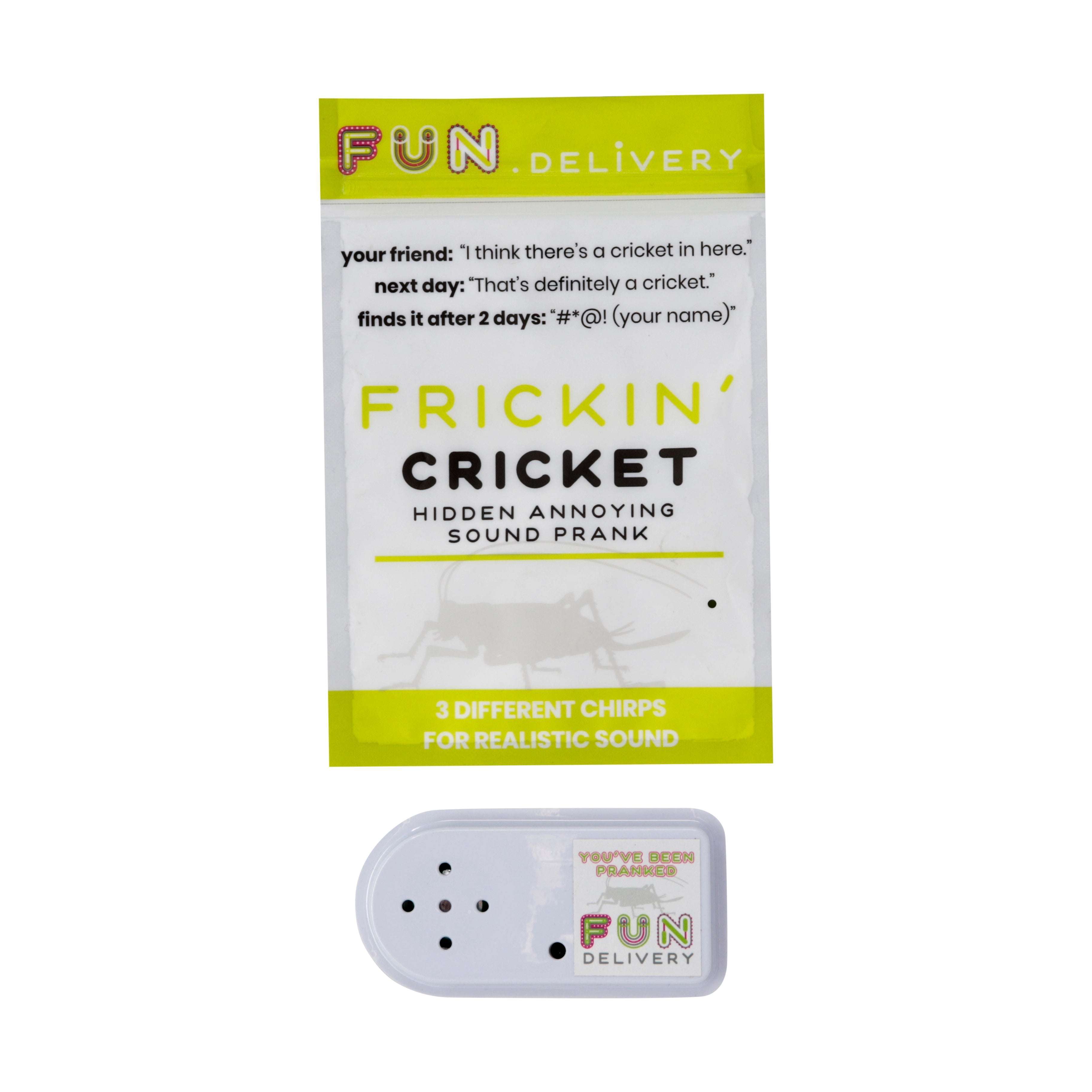 Frickin' Cricket Annoying Cricket Random Chirping Sound Prank ...