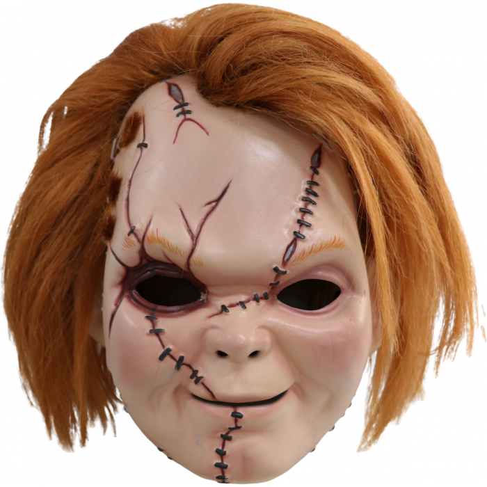 Curse Of Chucky : Scarred Chucky Mask With Hair