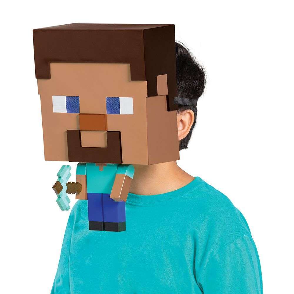 Minecraft Steve Mega Move a Mask