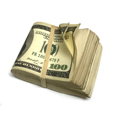 Money Prop - Series 2000 $100 Crisp New $10,000 Blank Filler Fat Fold