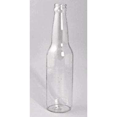 Breakaway Long Neck Beer Bottle-Clear