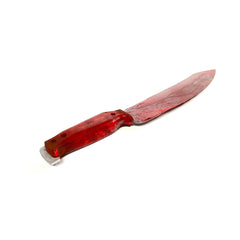 Large Plastic Curved Machete Survival Knife FX Prop - BLOODY - Bloodied