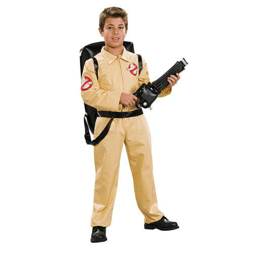 Original Ghostbusters Jumpsuit Child Costume w/ Inflatable Proton Pack Gun