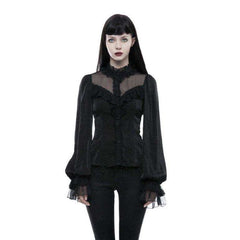 Black Lolita Long Sleeve Shirt
