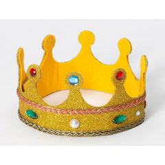 Glitter Gold Queens Crown