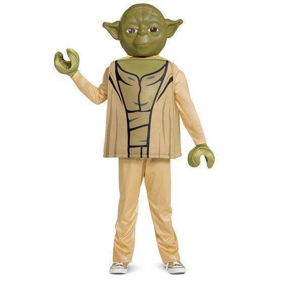 Star Wars Lego Yoda Minifig Deluxe Kids Costume