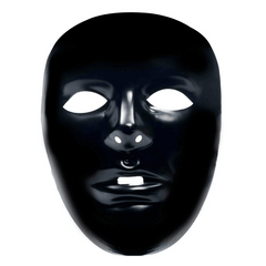 Black Do It Yourself Adult Mask