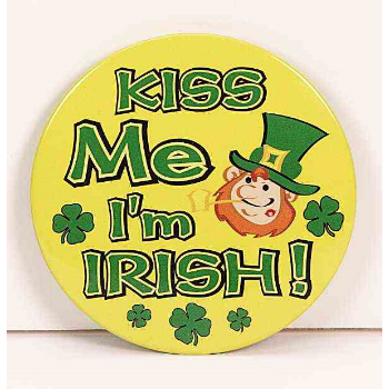 Kiss me I'm Irish Button