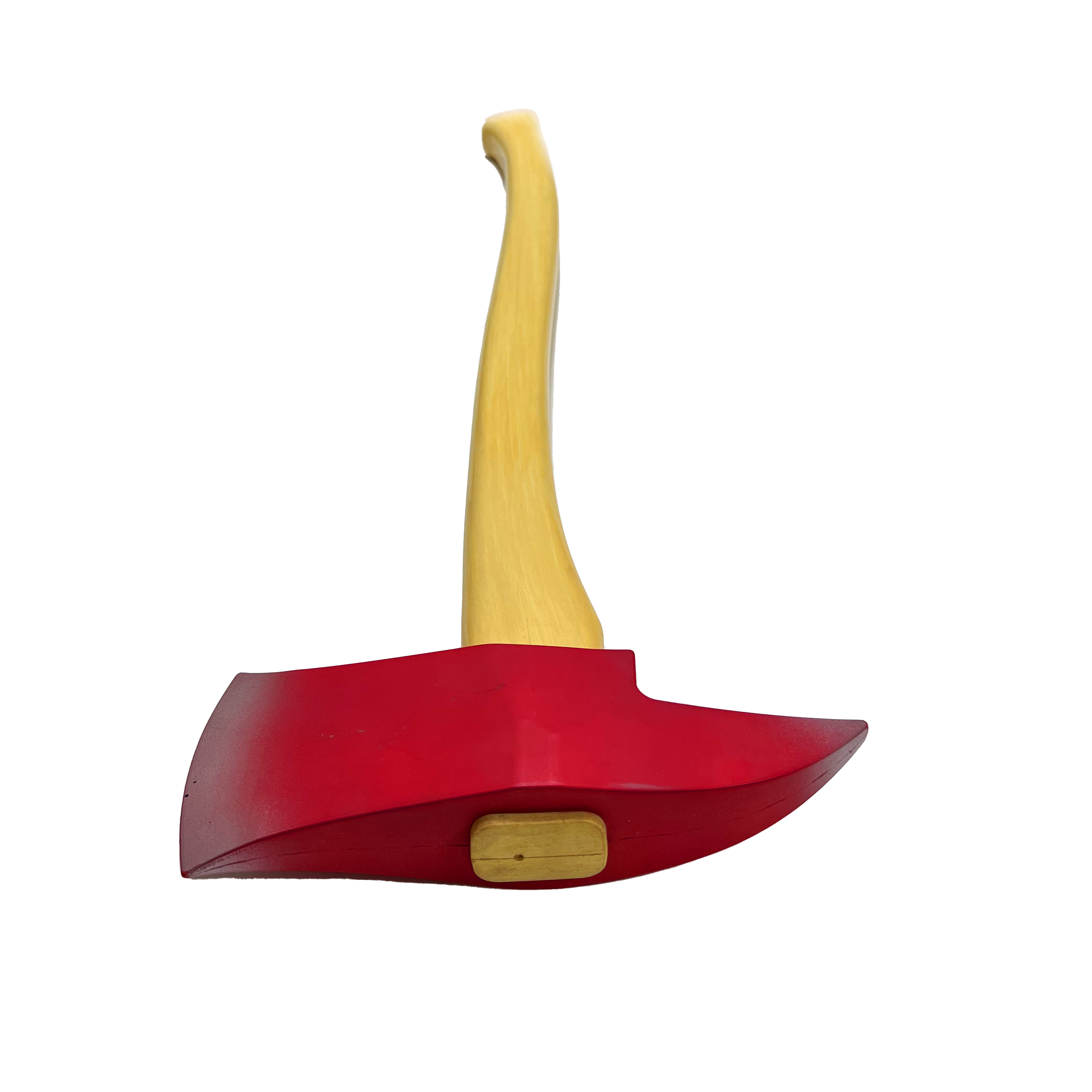 27 Inch Classic Fireman's Axe - Bright Red and Yellow