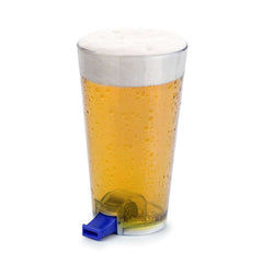 Wet My Whistle Pint Glass w/ Built In Party Whistle