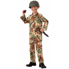 Army Jumpsuit Medium Child Costume