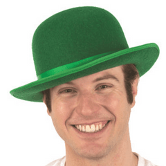 Deluxe Green Felt Derby Hat
