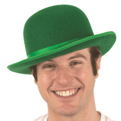 Green felt derby deals hat