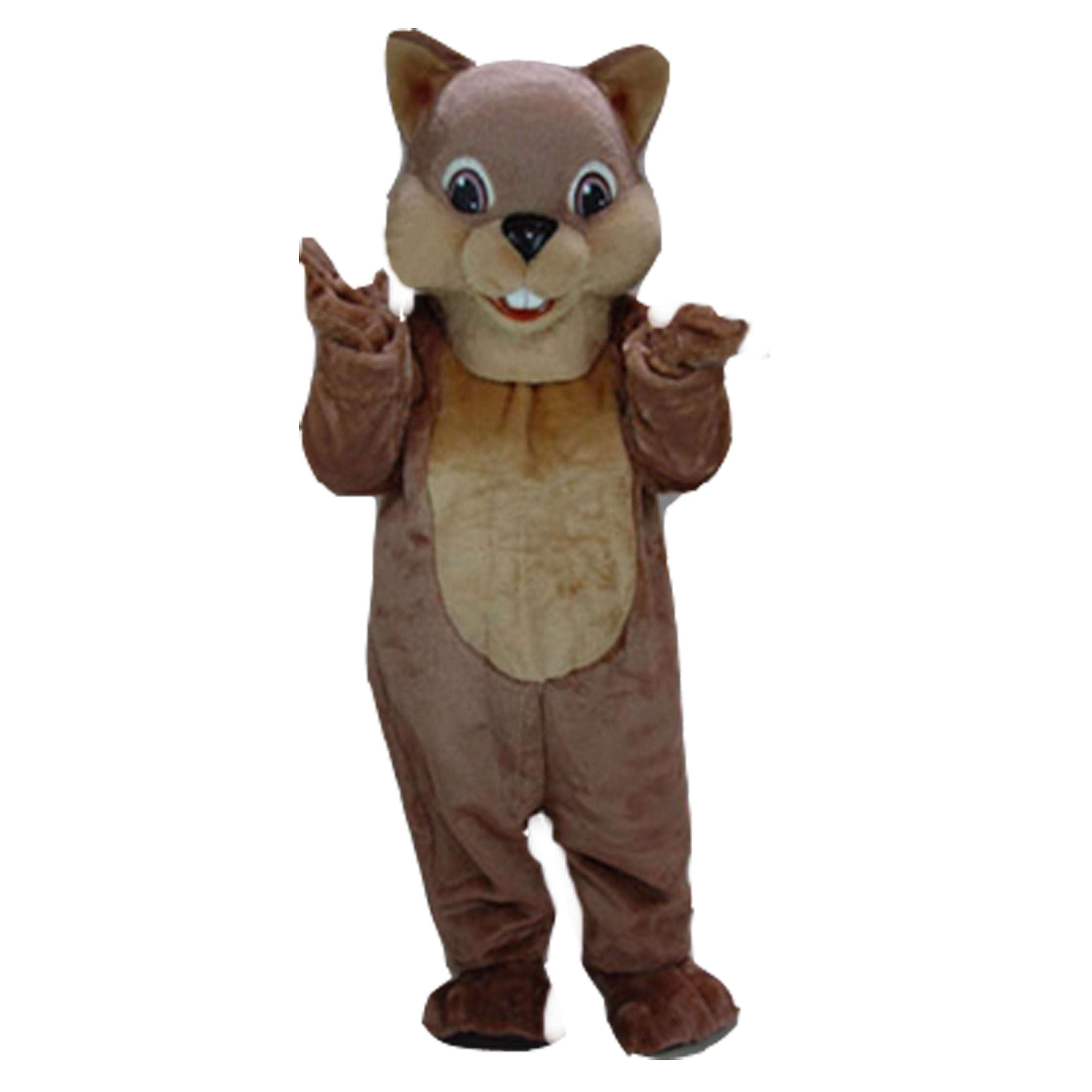 Chestnut Squirrel Mascot Adult Costume