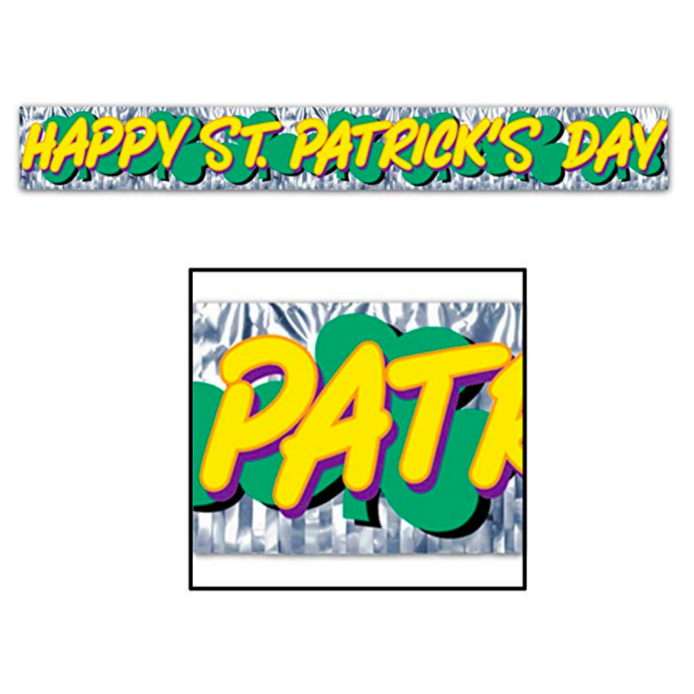 Happy St. Patrick's Day Fringe Banner