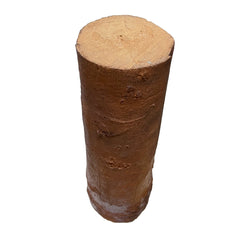 Foam Rubber Birch Log Prop - 12 Inches Long - Dark Wood - Dark Wood Finish