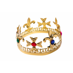 Gold Jeweled Crown