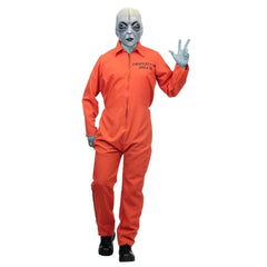 Area 51 Alien w/ Orange Jumpsuit Adult Costume