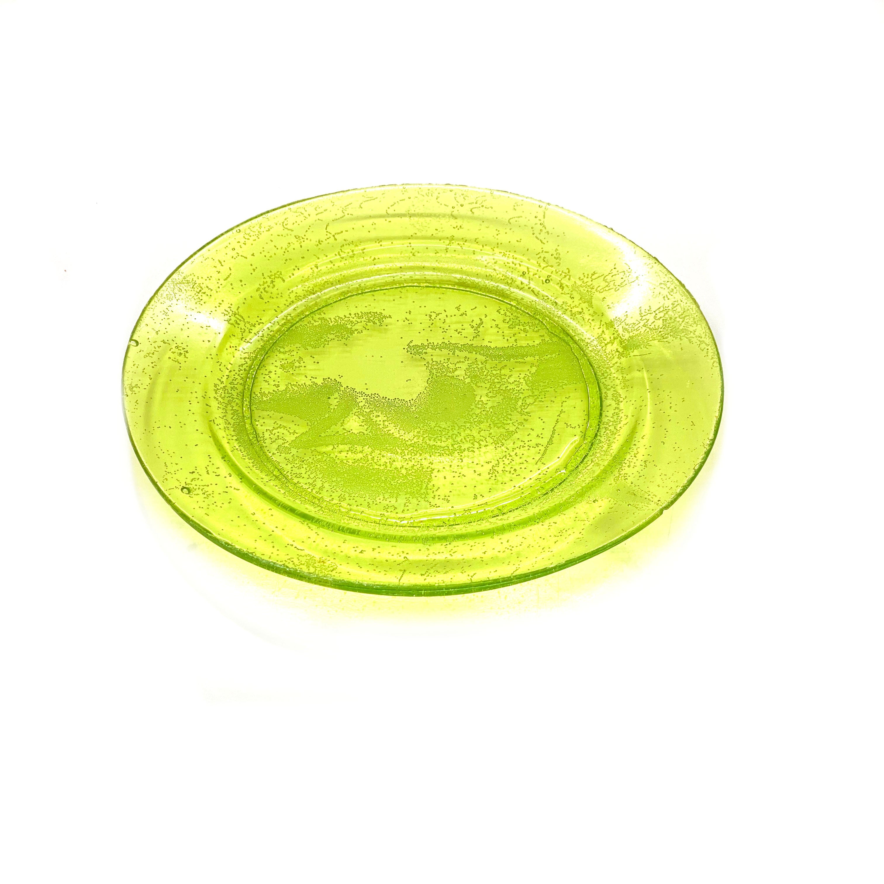 SMASHProps Breakaway Medium Dinner Plate - LIGHT GREEN translucent - Light Green,Translucent