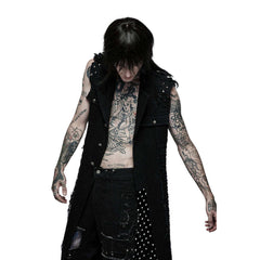 Punk Old Medium Length Vest