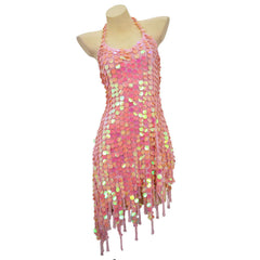 Paillette Salsa Dress-One Size