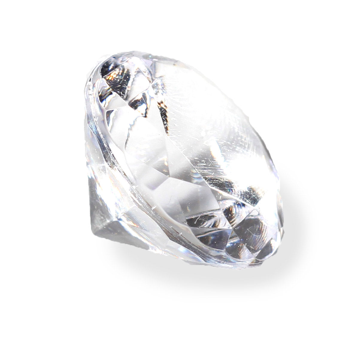 Large Acrylic Plastic Diamond 1 Inch diameter - 1 PIECE - 1 Piece