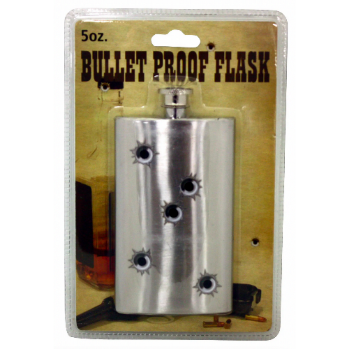 Bullet Hole Flask