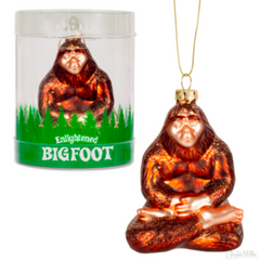 Enlightened Bigfoot Holiday Christmas Ornament