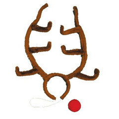 Christmas Reindeer Antlers & Nose Accessory Kit