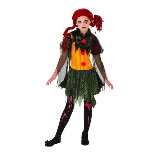Zombie Clown Girls Child Costume