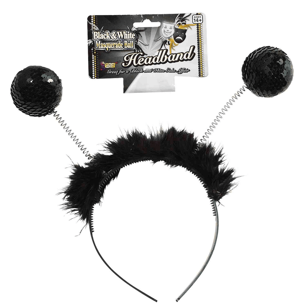 Lady Bug Black Sequin Boppers