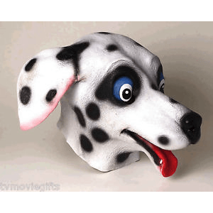 Dalmatian Overhead Adult Latex Mask