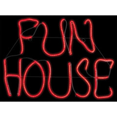 Fun House "Light Glo" LED Neon Sign