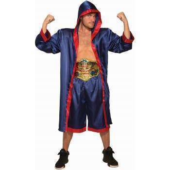 Blue And Red Boxer STD Men's Adult Costume