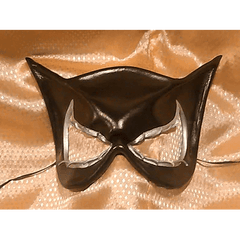 Black She-Cat Leather Mask