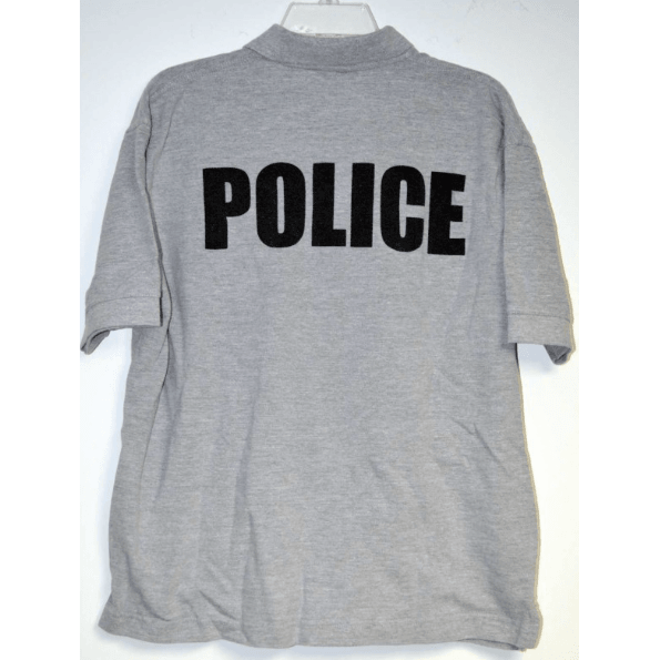 Grey Police Polo in size X-Large