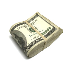 Money Prop - Series 2000 $100 Crisp New $10,000 Blank Filler Fat Fold