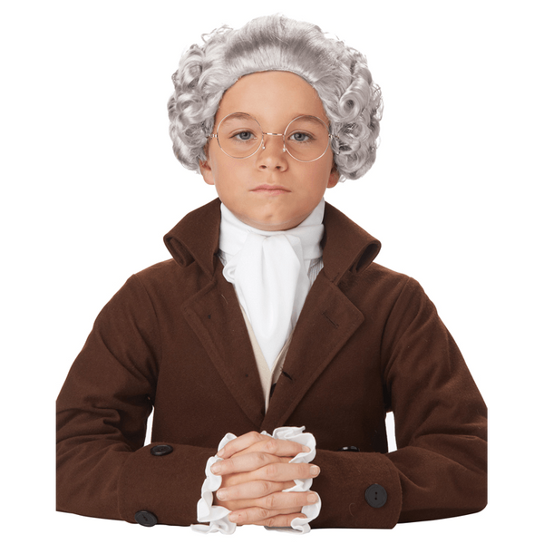 Grey Colonial Peruke Wig – AbracadabraNYC