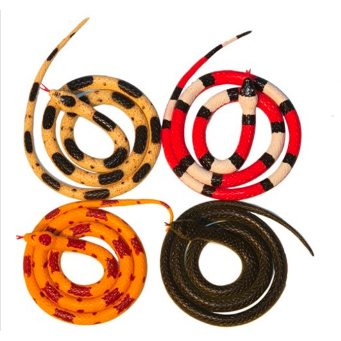 Assorted 36 inch Coiled Snake