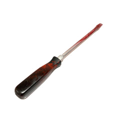 Rigid Plastic Screwdriver Prop - BLOODY - Bloodied Head with Black Handle