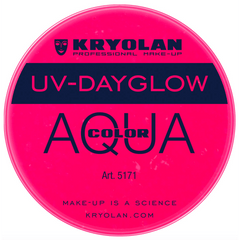 Kryolan 8ml Water Activated UV Dayglow Aquacolor Makeup
