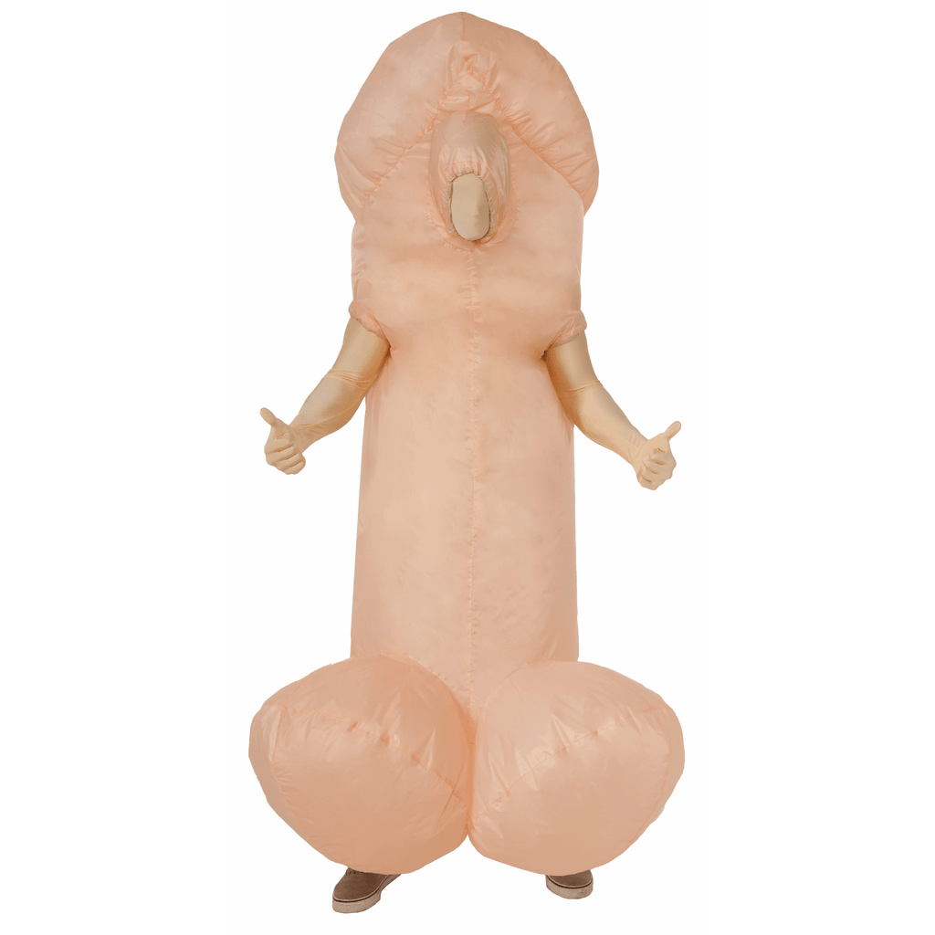 Inflatable Nude Penis One SIze Fits Most Adult Costume