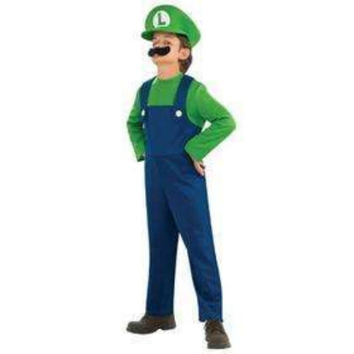 Super Mario Brothers Luigi Child Costume