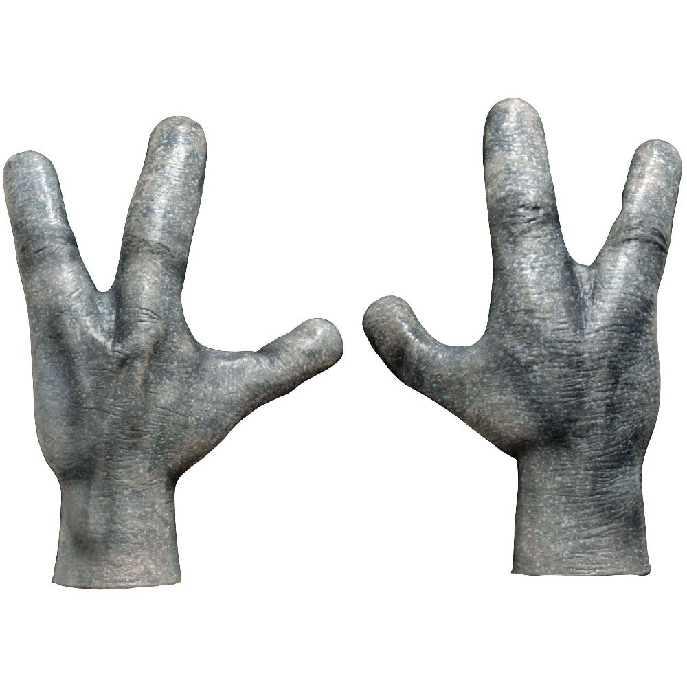 Area 51 Deluxe Latex Alien 3 Finger Hand Gloves