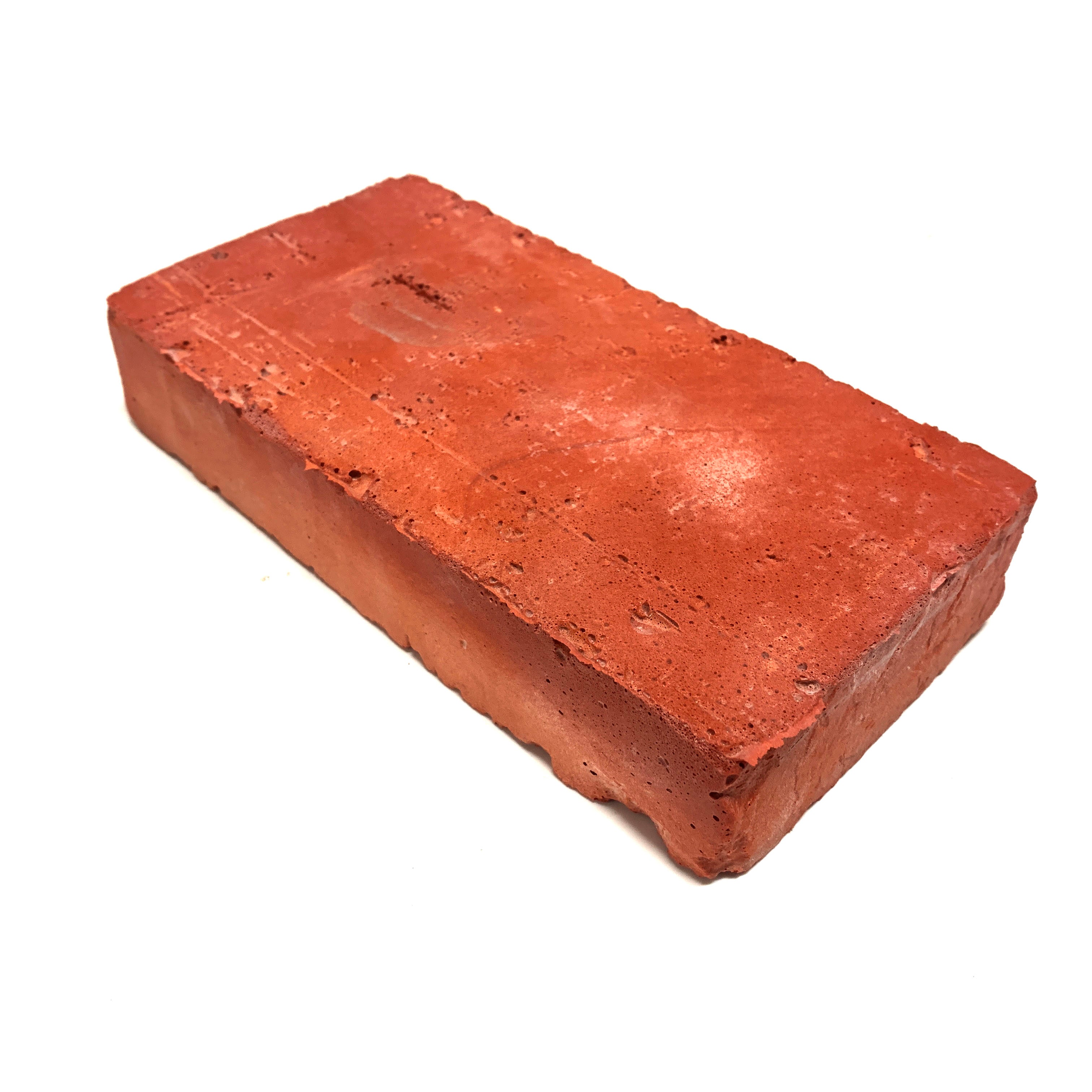 Solid Rigid Foam Rubber Brick Non-Flexible Prop - Red - Brick Red