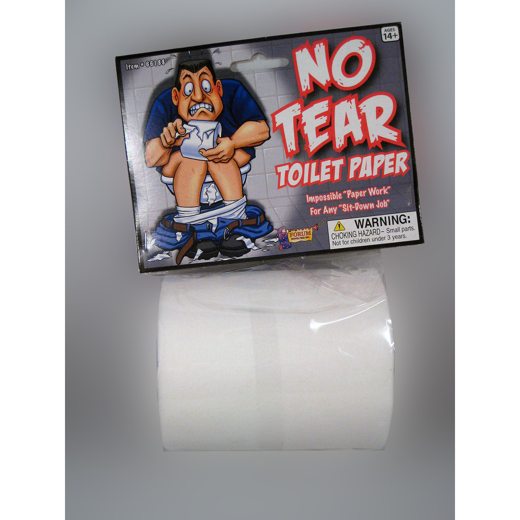 One Ply No Tear Prank Toilet Paper