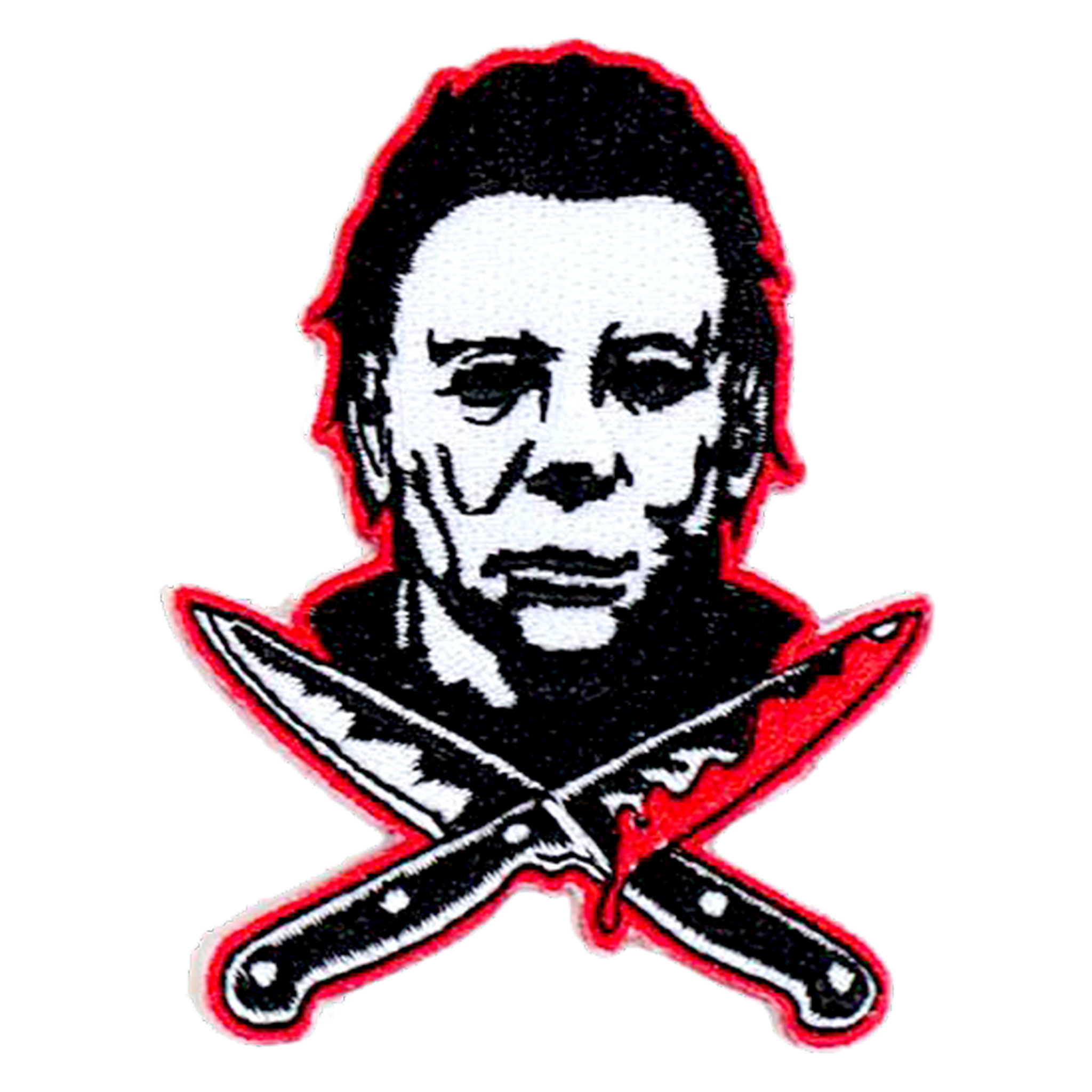 Halloween 2 Michael Myers Knives 3" Patch