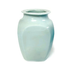 SMASHProps Breakaway Square Sided Vase or Urn - LIGHT BLUE opaque - Light Blue,Opaque