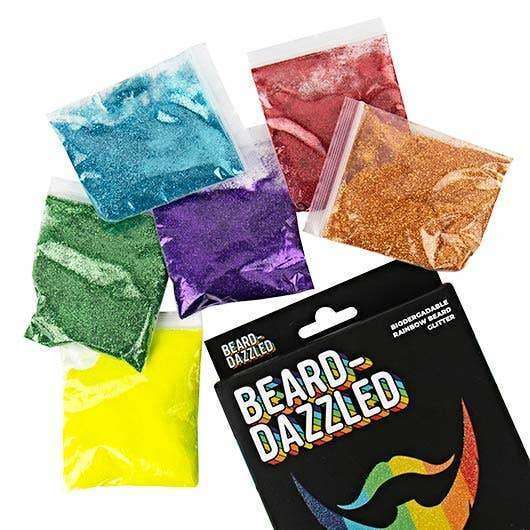 Biodegradable Glitter for skin + hair + beard - glitter shiny decorations -  Glitter dust 10g (White)