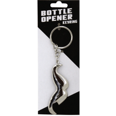 Mustache Bottle Opener Key Chain